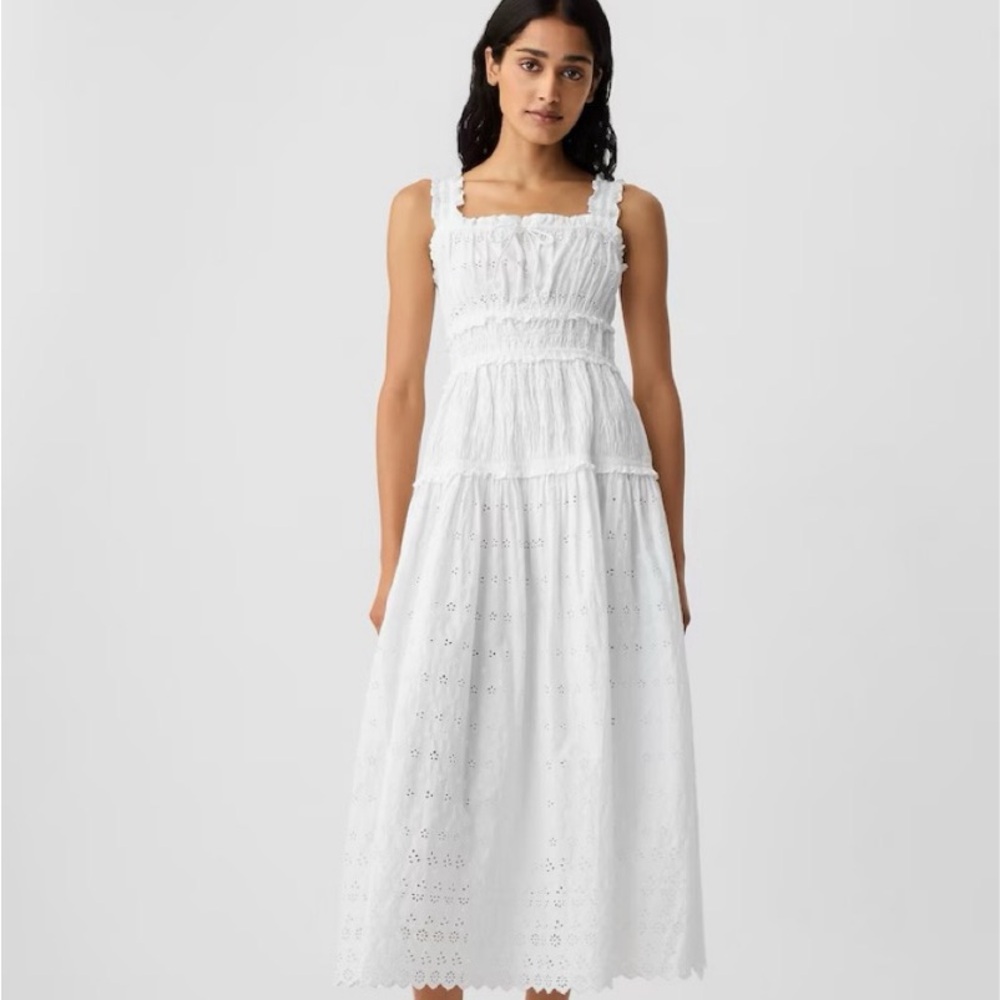 Doen x Gap eyelet maxi dress